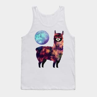 Sky llama and the blue planet Tank Top